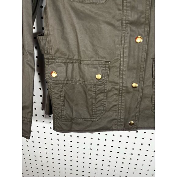 J.Crew button down coated jacket size M - Picture 3 of 9